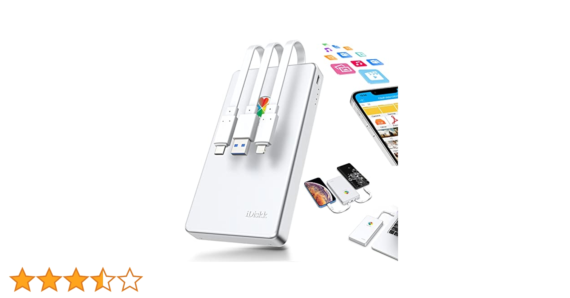ぽ*☆様 Apple mfi認証 2048GB 外付けHDD iDiskk 2T Amazon.co.jp: 【Apple mfi認証済 2048GB iPhone16/15対応